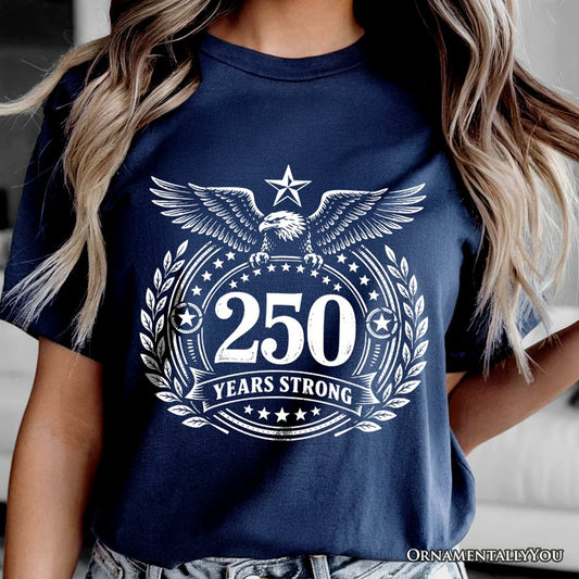 250th Anniversary Strong Eagle T-Shirt, 4th of July USA Patriotic 1776–2026 Tee