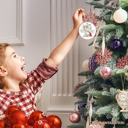 A Day Without a Friend is Like a Pot Without Honey Winnie-the-Pooh Ornament, 1926 A.A. Milne Sentimental Christmas Gift