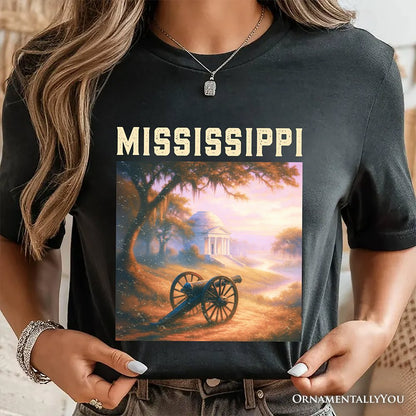 Artistic Mississippi State Vicksburg National Military Park T-Shirt, Southern Heritage Tee and Travel Souvenir