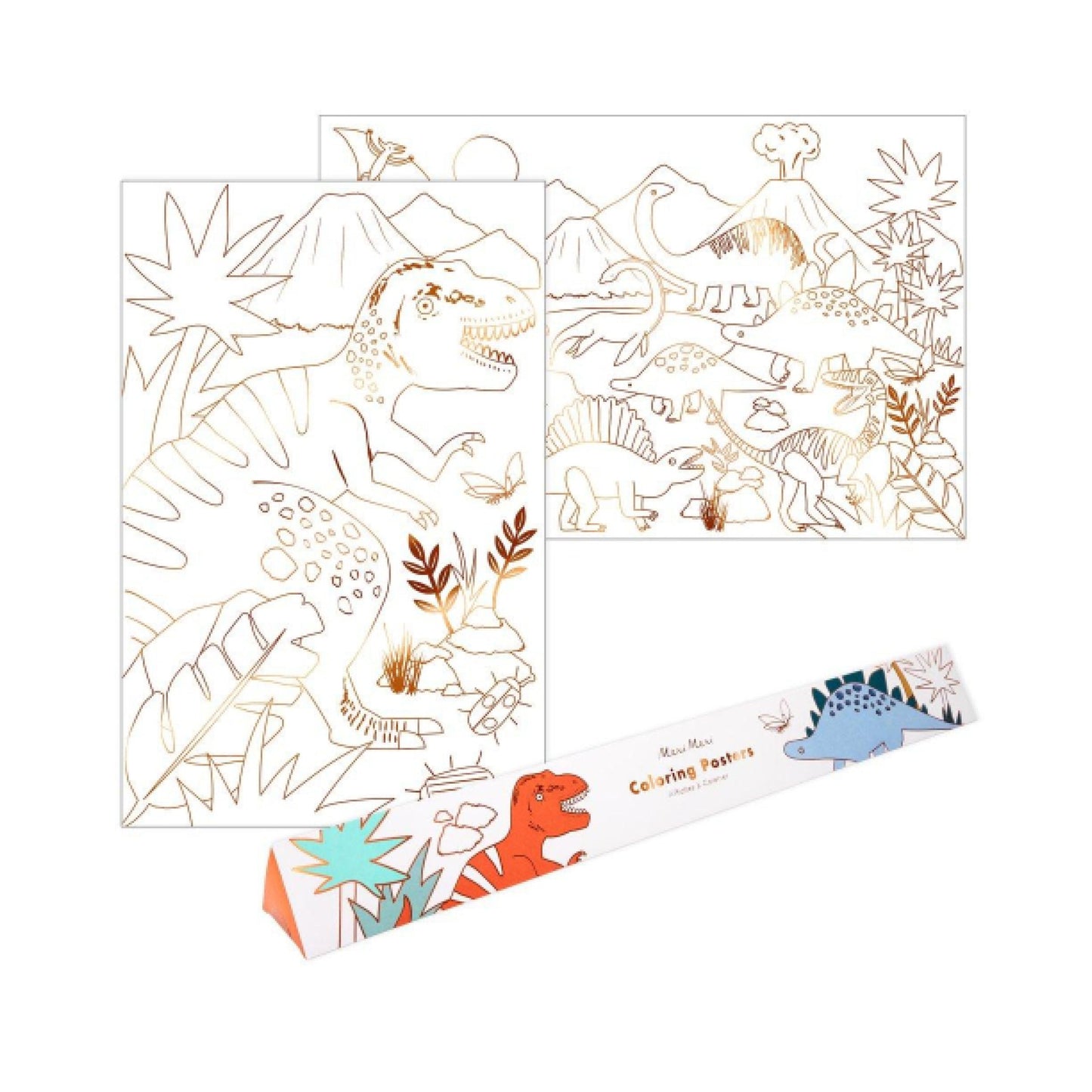 Dinosaur Kindgom Coloring Posters