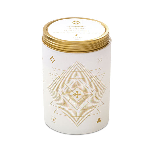 Jasmine and Lotus Totem Candle