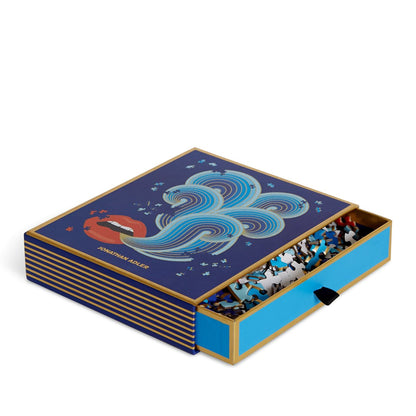 Jonathan Adler Lips Shaped Jigsaw Puzzle