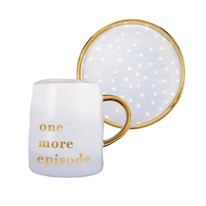 One More Episode Mug & Saucer Set