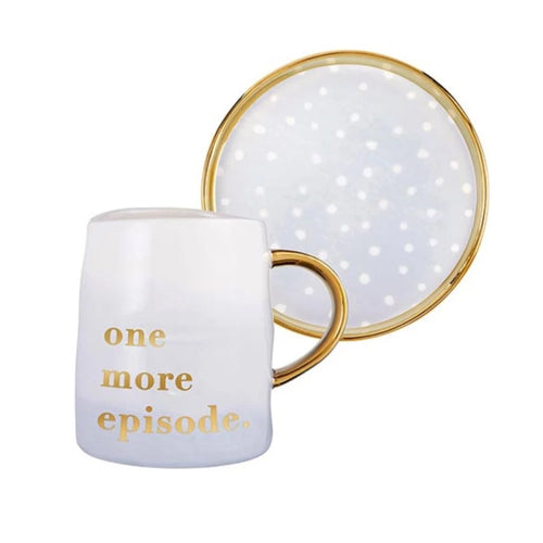 One More Episode Mug & Saucer Set