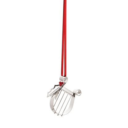 Georg Jensen 2026 Palladium Holiday Ornament Harp