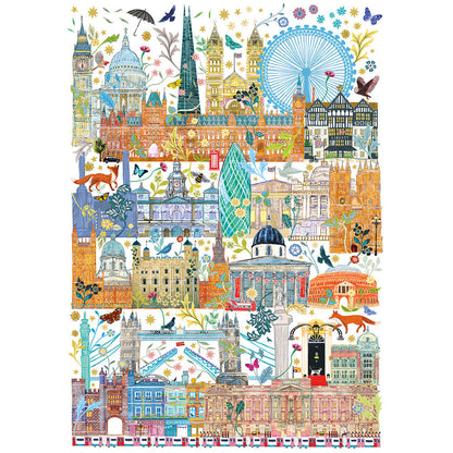 Gibsons Josie Shenoy London Skyline 1000pc Puzzle