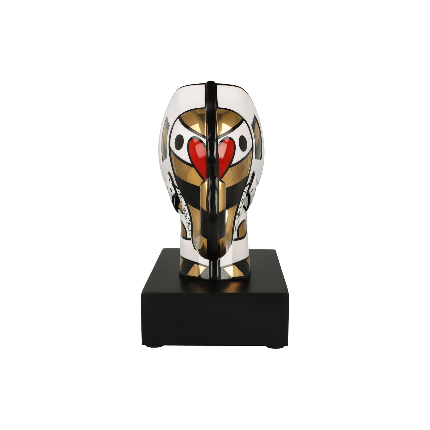 Goebel Golden Great India II Elephant - Romero Britto