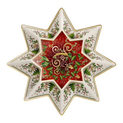 Goebel Palais Royal Large Stellar Christmas Bowl