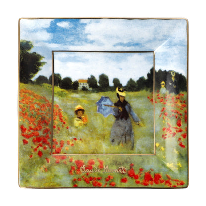 Goebel Poppy Field- Claude Monet Trinket Tray