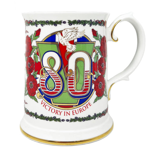 Goviers Exclusive 80th Anniversary of VE Day Tankard