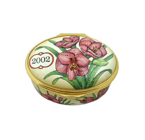 Halcyon Days 2002 A Year To Remember Enamel Box