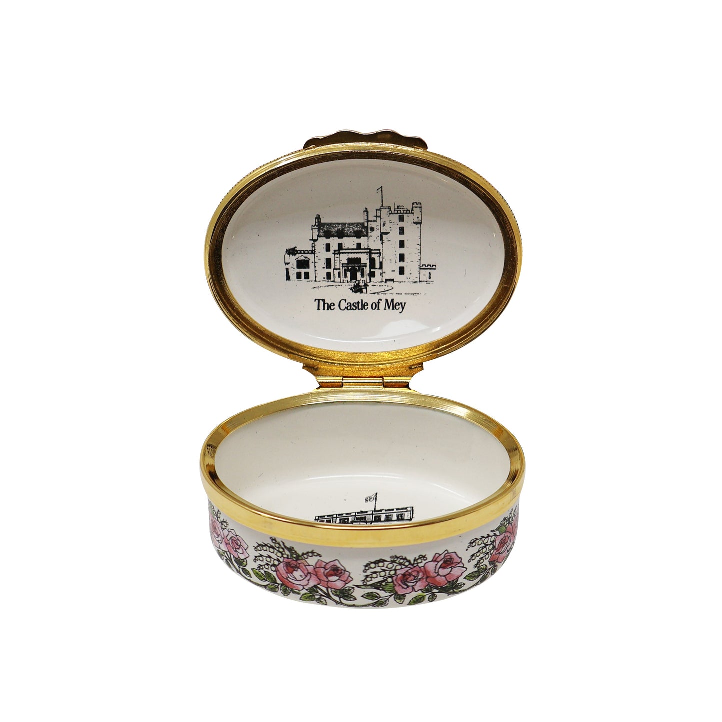 Halcyon Days 85th Birthday HM Queen Elizabeth The Queen Mother Enamel Box