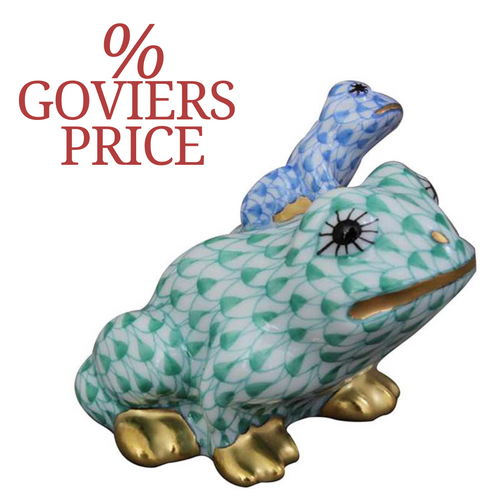 Herend Mother and Baby Frog | VHV+VHB - 1 IN STOCK NOW