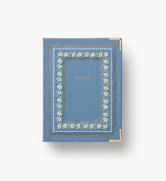 Embroidered Small Photo Album - Delphine
