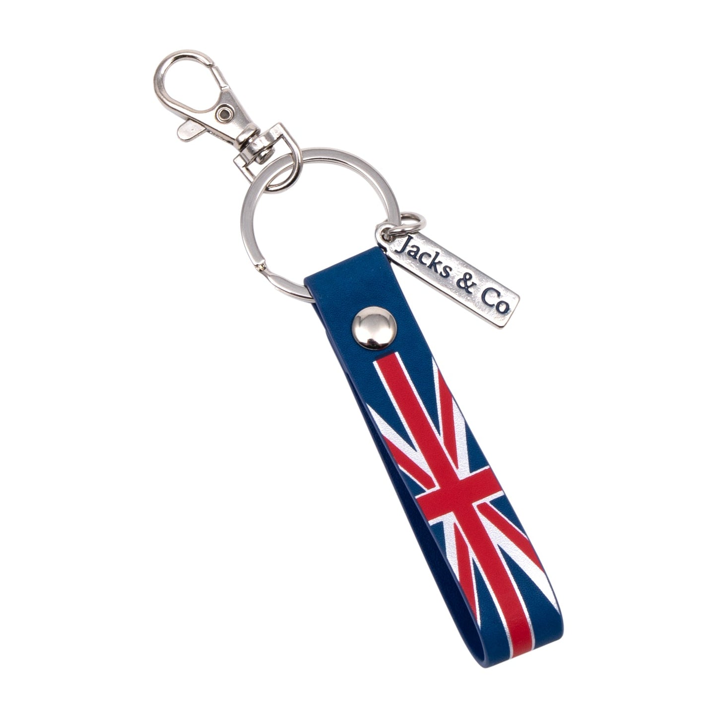 Jacks & Co Union Jack Bag Charm Keyring