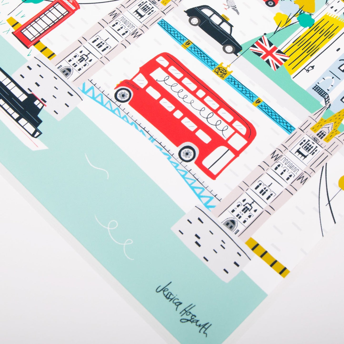 Jessica Hogarth London Skyline Large Print 14" x 12"
