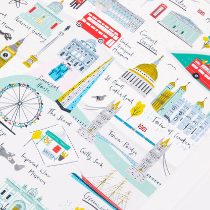 Jessica Hogarth Map Small Print 10" x 12"