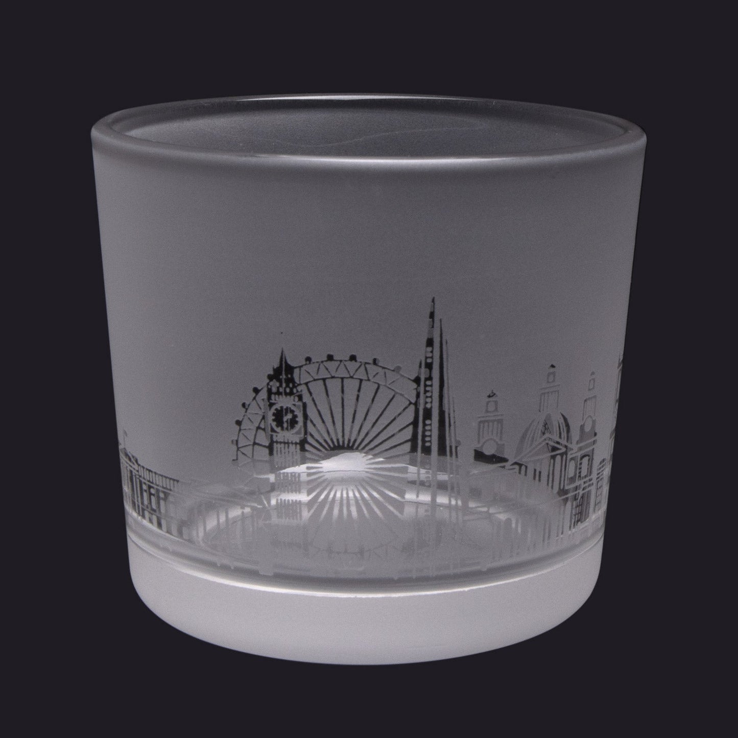 London Skyline Milford Glass Tealight Holder Small