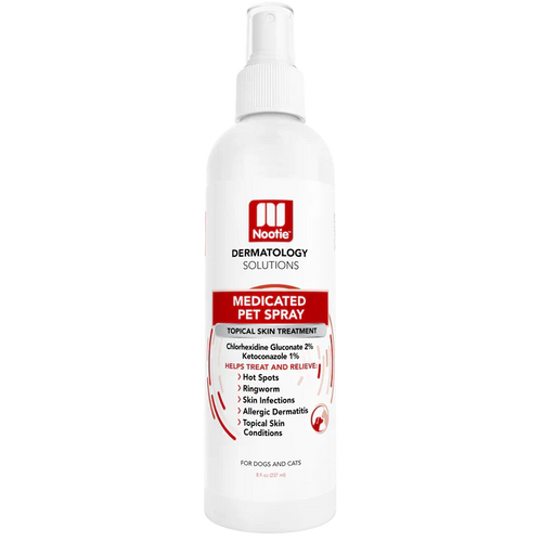 MEDICATED PET SPRAY 8 OZ - ANTIFUNGAL & ANTIBACTERIAL