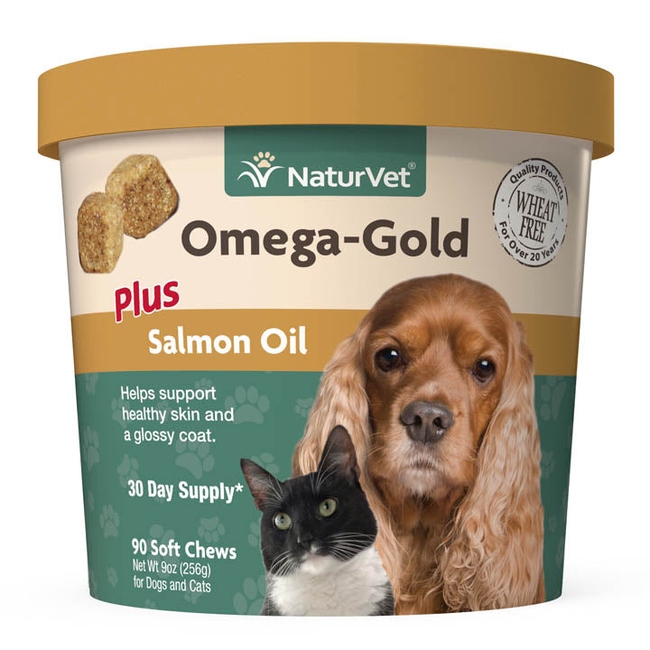 NaturVet Omega Gold Supplement Chews