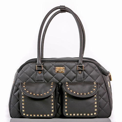On-Air Travel Bag with Gold Studs