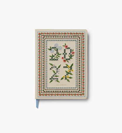 2027 12-Month Embroidered Bookbound Planner - Heritage Sampler