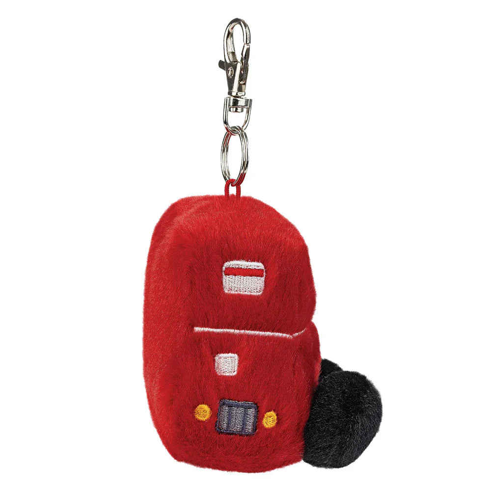 Palm Pals Bertie Red Bus Clip On