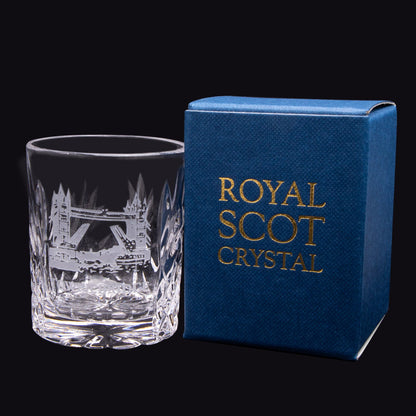 Royal Scott Crystal 2oz Shot Glass Tower Bridge