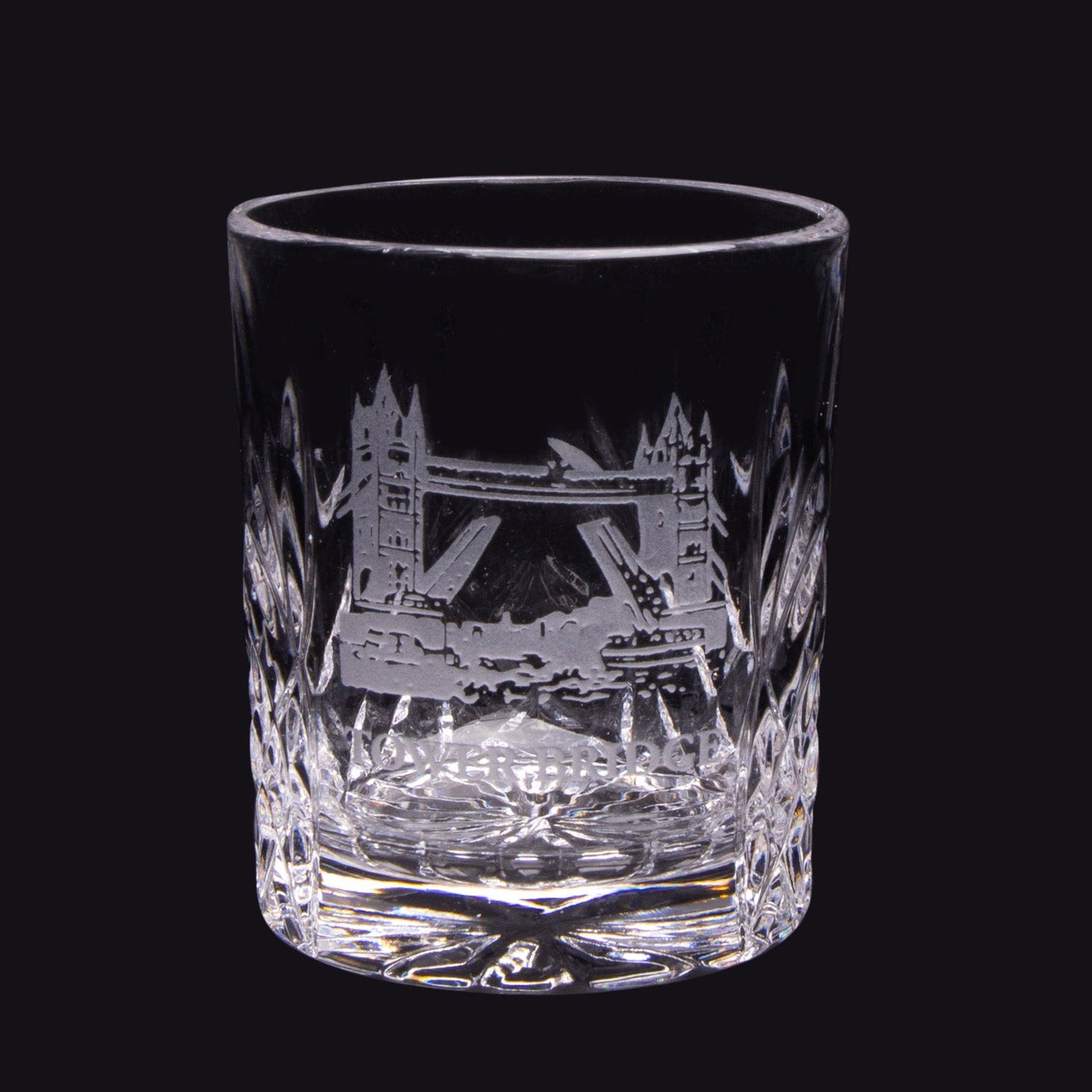 Royal Scott Crystal 2oz Shot Glass Tower Bridge