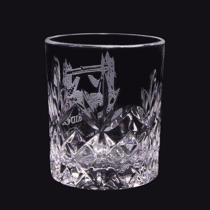 Royal Scott Crystal 2oz Shot Glass Tower Bridge