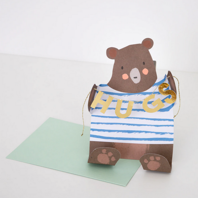 Bear Hug Get Well Soon Card