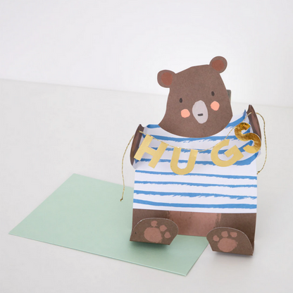 Bear Hug Get Well Soon Card