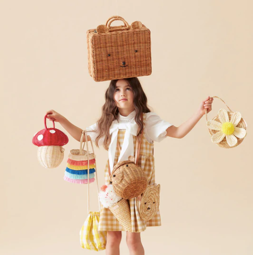 Mushroom Basket Handbag