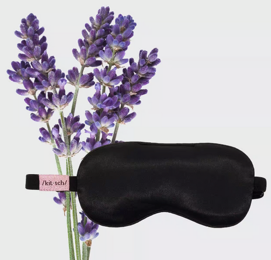 The Lavender Scent Satin Eye Mask