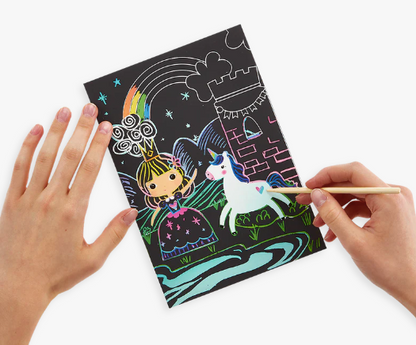 Scratch & Scribble Art Kit: Princess Garden