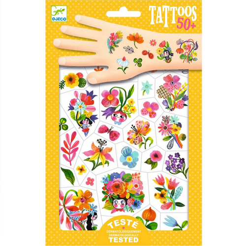 Aqua Flor Temporary Tattoos -Helen Dardik