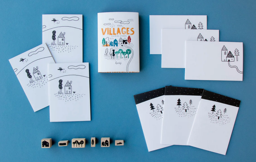 Calm Stamps- village