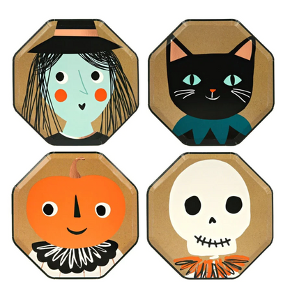 Meri Meri Vintage Halloween Dinner Plates (set of 8)