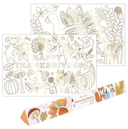 Thanksgiving Coloring Posters
