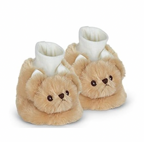 Lil Teddy Sock Top Slipper Booties