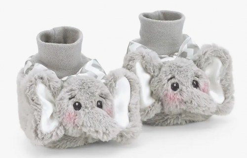 Lil' Spout Gray Elephant Booties