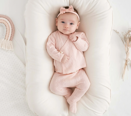 PALE PINK POINTELLE LAYETTE GIFT SET