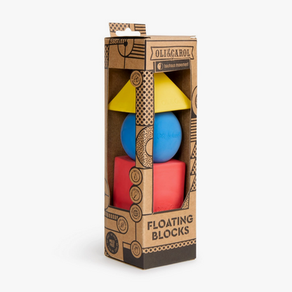Bauhaus Floating Blocks - Primary Colors Teether