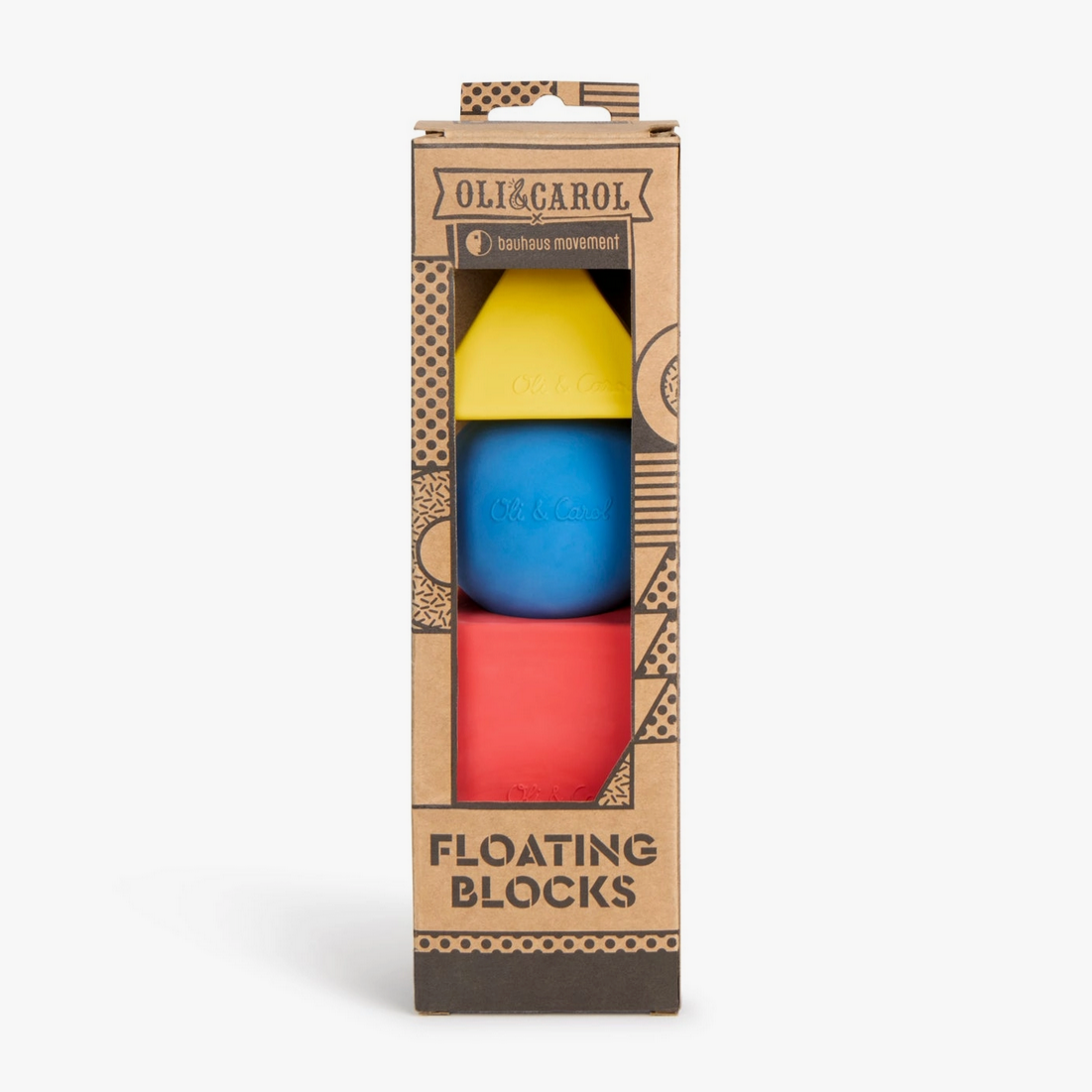 Bauhaus Floating Blocks - Primary Colors Teether