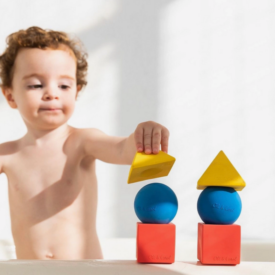 Bauhaus Floating Blocks - Primary Colors Teether