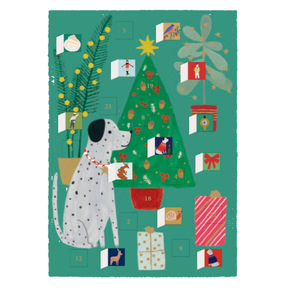 Chou Chou Chien Advent calendar card