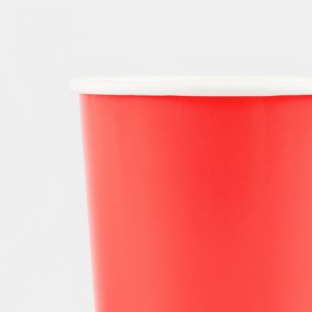 Berry Red Cups (x8)