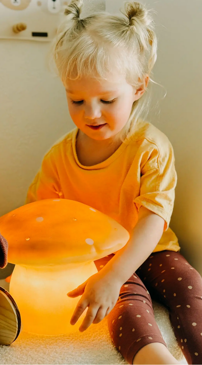 Copper Mushroom Lamp Medium