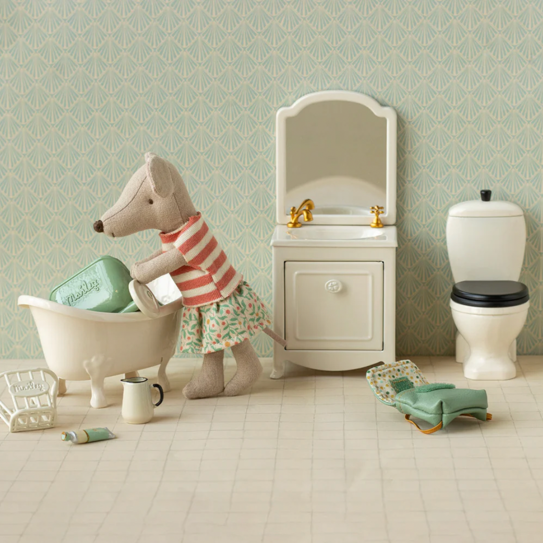 Clothes and bag for Big sister mouse - Green