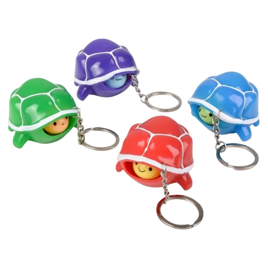 2" Pop Out Turtle Keychain